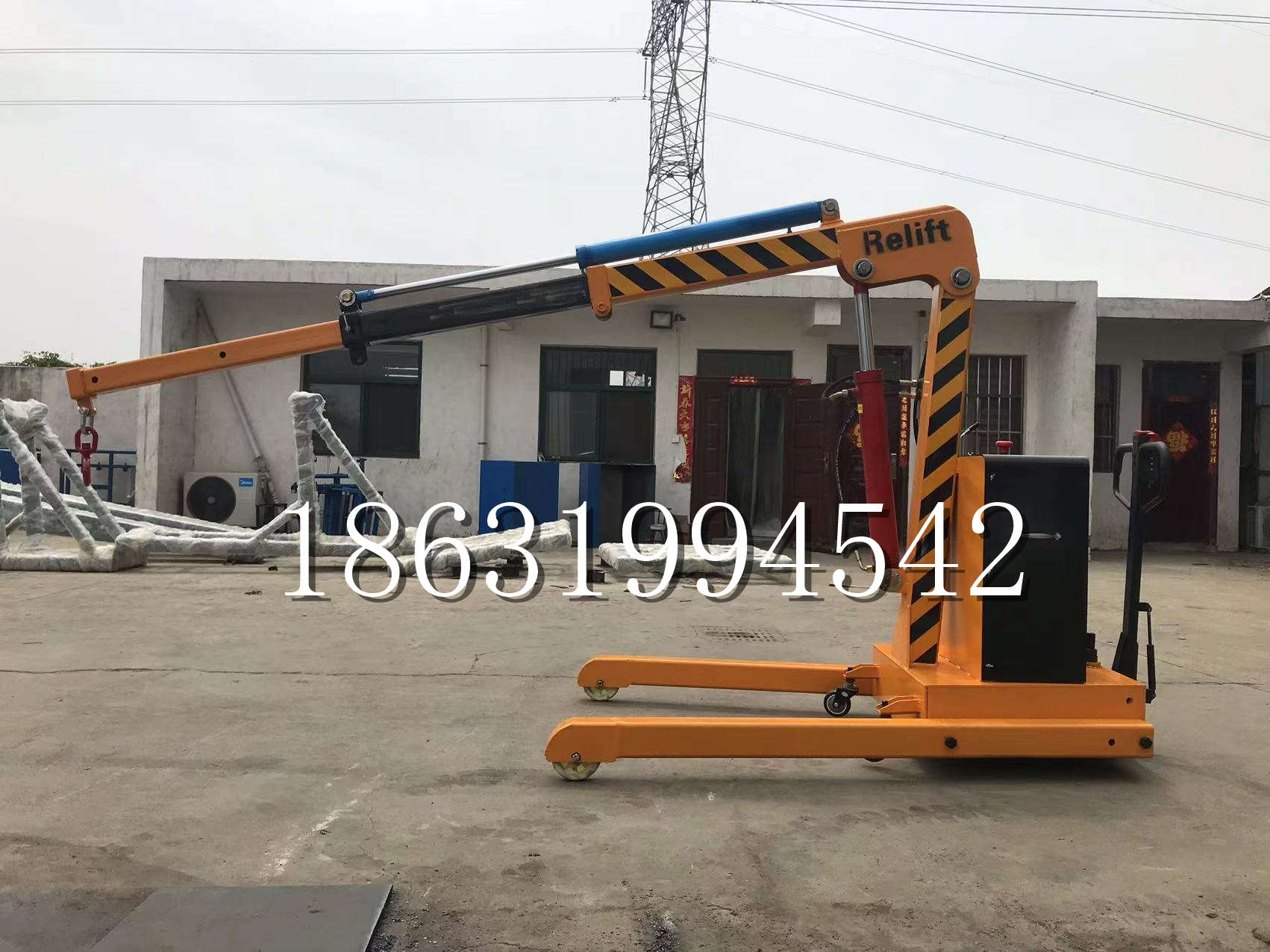 白云鄂博矿区久征定做3吨三轮随车吊 农用园林绿化移树吊 平板工程用小吊机